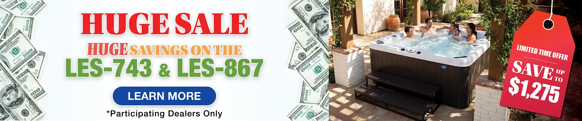 Calspas hot tub being used in a family setting - Saskatoon